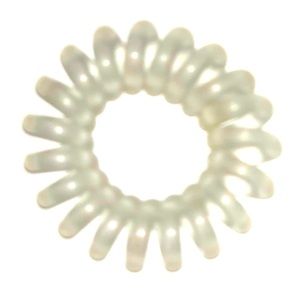 🔥25 Clear Hair Ties Spiral Coil Tangle-Free Tele Hair Ties.🔥